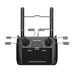 SIYI MK15 DUAL Mini HD Handheld Enterprise Smart Controller With Dual Remote and Remote Control Relay Feature CE FCC KC